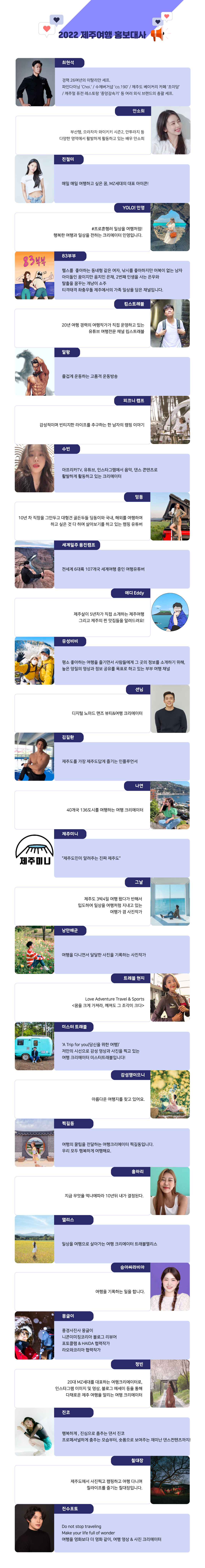 2022 홍보대사